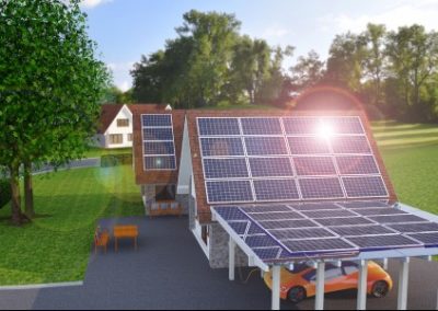 progetto fotovoltaico villa