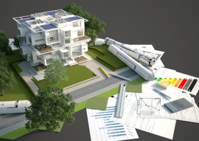 progetto impianti elettrici e termoidraulici condominio